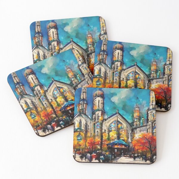 Item preview, NOTRE DAME BASILICA IN MONTREAL designed and sold by ArtbyRolleen.