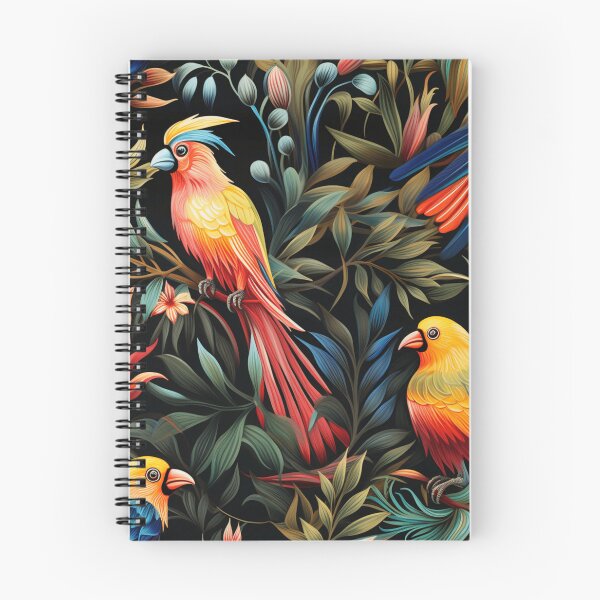 Item preview,  Exotic Plumage: An Aerial Display of Color and Fantasy in the Style of Henri Rousseau designed and sold by SBD-Shop.