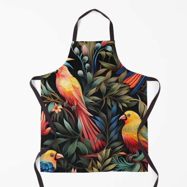 Item preview,  Exotic Plumage: An Aerial Display of Color and Fantasy in the Style of Henri Rousseau designed and sold by SBD-Shop.
