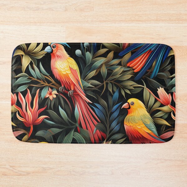 Item preview,  Exotic Plumage: An Aerial Display of Color and Fantasy in the Style of Henri Rousseau designed and sold by SBD-Shop.