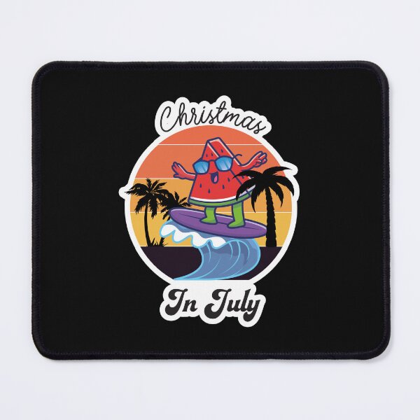 Item preview, Christmas In July Watermelon Christmas Tropical Christmas Summer Santa Xmas In July Tee Christmas In Summer Gift designed and sold by ALITOPRINCE.