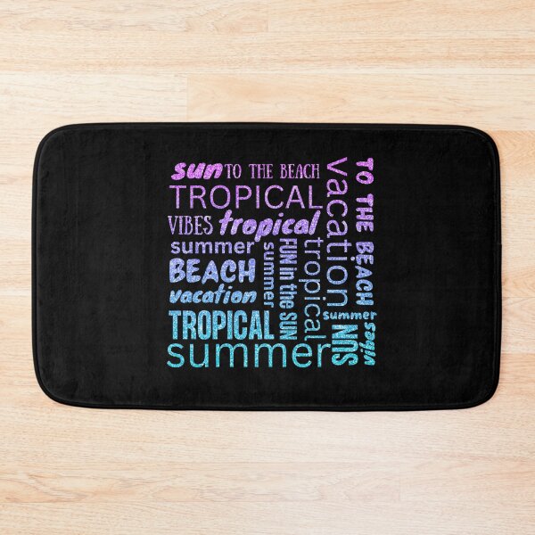 Item preview,  TROPICAL WORD ART - To The Beach, Pacific Ocean, Vacay Mode, Sunset, Beach, Mermaid Security designed and sold by Sun Sand & Sea Art.