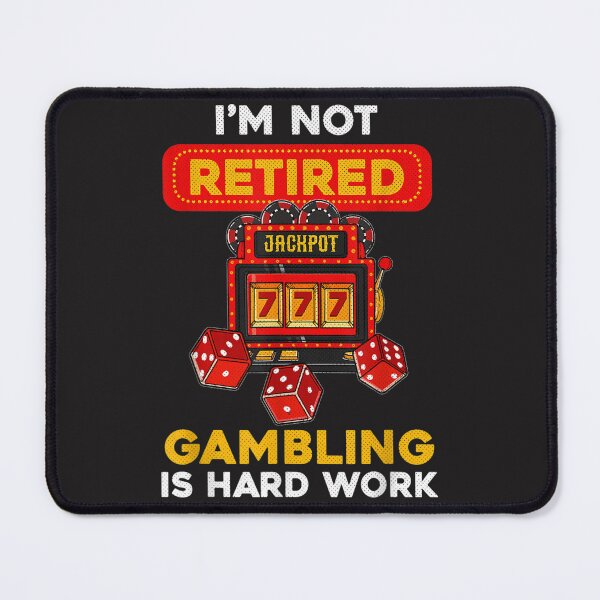 Item preview, Funny Casino Gambling Retiree I Slot Machine Retirement  designed and sold by RubyCWalden.