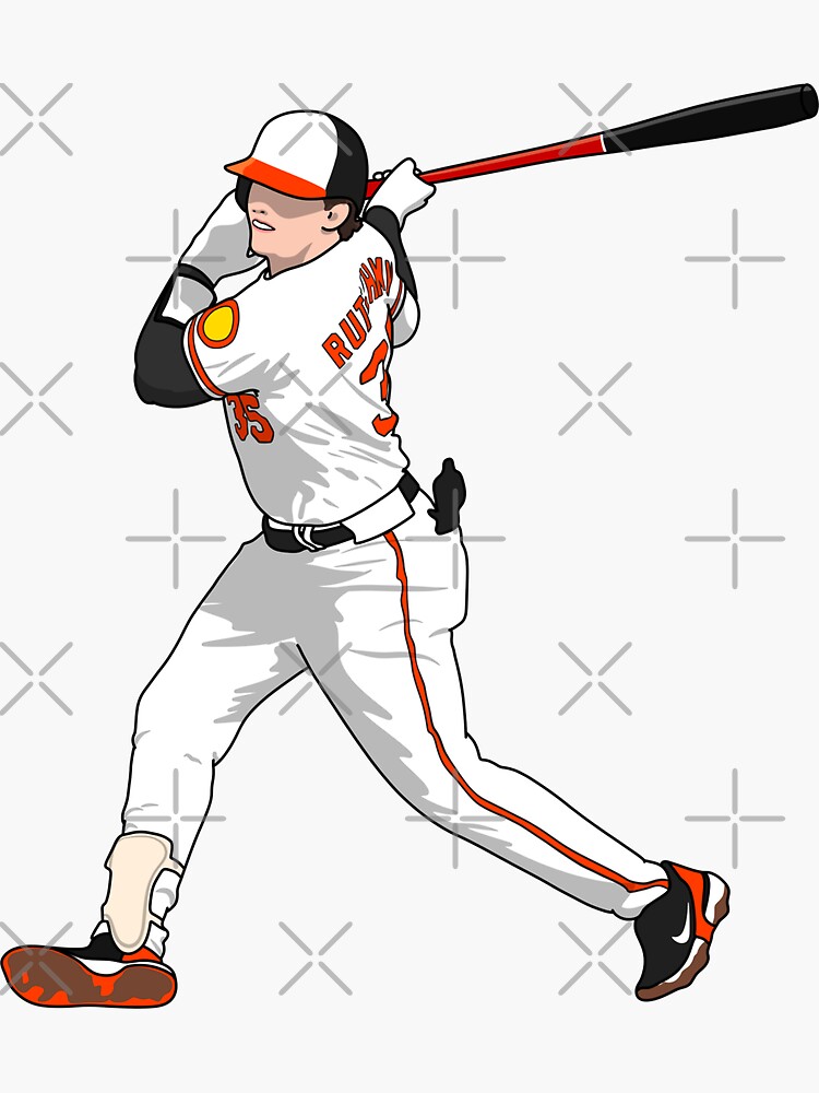 Adley Rutschman II - Baltimore - Catcher Sticker for Sale by brindled