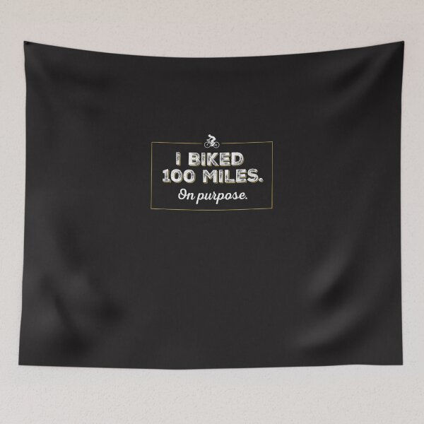 Item preview, Funny I Biked 100 Miles On Purpose Cycling  designed and sold by RubyCWalden.