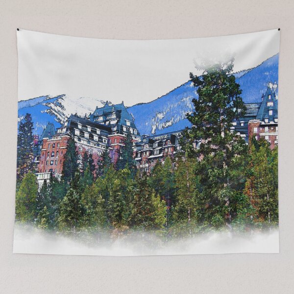Artikelvorschau, Bergschloss - Banff Alberta Kanada entworfen und verkauft von NaturePrints.