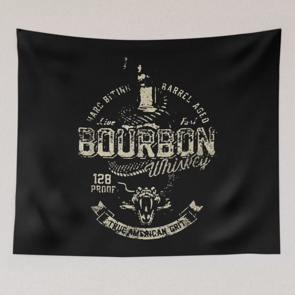 Item preview, Bourbon Whiskey True American Grit Snake Graphic designed and sold by mabry-jenaez.