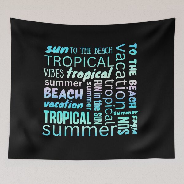 Item preview,  WORD ART VACATION - To The Beach, Pacific Ocean, Vacay Mode, Sunset, Beach, Mermaid Security designed and sold by Sun Sand & Sea Art.