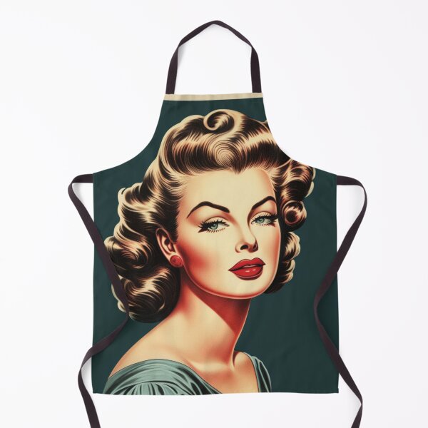 Aperçu de l'œuvre Un timbre vintage d'une pin-up créée et vendue par GoodOldVintage.