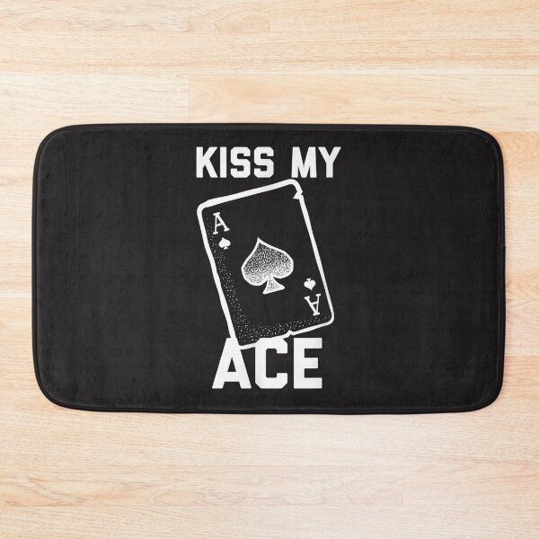 Item preview, Funny Poker Kiss My Ace Poker Card Spades   designed and sold by RubyCWalden.