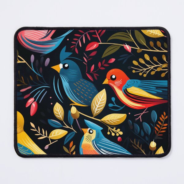 Item preview, Pop Colors Flight! A vibrant pattern of birds blending graphic art and the Pop Art movement. designed and sold by SBD-Shop.
