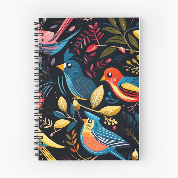 Item preview,  Pop Colors Flight! A vibrant pattern of birds blending graphic art and the Pop Art movement. designed and sold by SBD-Shop.