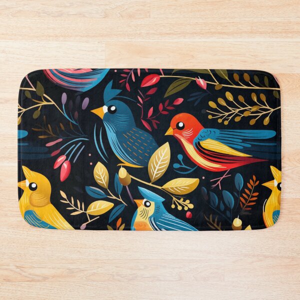 Item preview,  Pop Colors Flight! A vibrant pattern of birds blending graphic art and the Pop Art movement. designed and sold by SBD-Shop.
