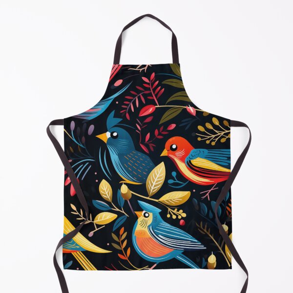 Item preview,  Pop Colors Flight! A vibrant pattern of birds blending graphic art and the Pop Art movement. designed and sold by SBD-Shop.