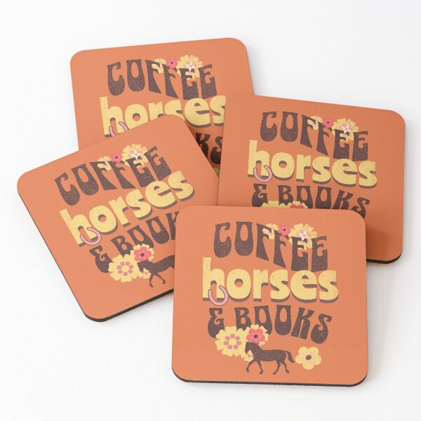 Item preview, Coffee Horses And Books designed and sold by LeosCloset.