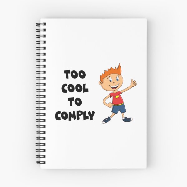 Item preview, Too cool to comply designed and sold by Slap-Cat.