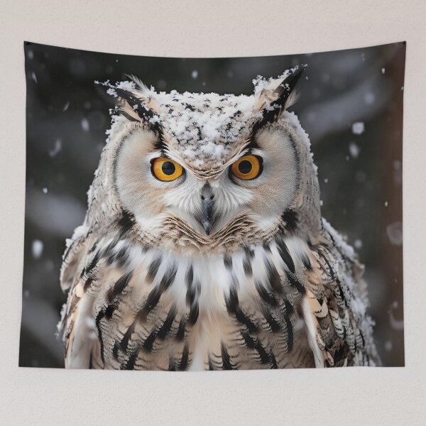 Item preview, Winter Wonderland: The Long-Eared Owl in Snow designed and sold by Brendon987.