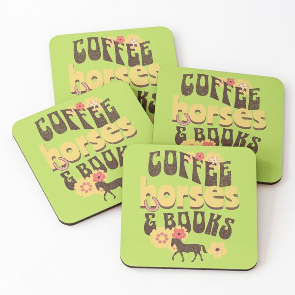 Item preview, Coffee Horses And Books designed and sold by LeosCloset.