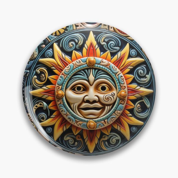 Item preview, Aztec Sun Dial:  Huitzilopochtli designed and sold by stevepmp.