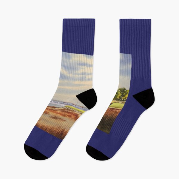 Item preview, Harbor Town Golf Course SC Socks 	 designed and sold by nwvwohtha7.