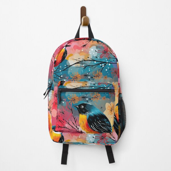 Item preview, "Pop Birds: Soaring Colors in a Vibrant Fusion of Graphic Art and Pop Art" designed and sold by SBD-Shop.