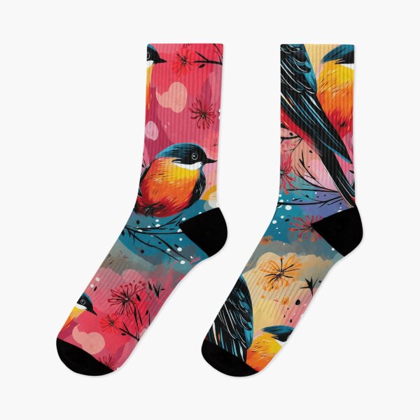 Item preview,  "Pop Birds: Soaring Colors in a Vibrant Fusion of Graphic Art and Pop Art" designed and sold by SBD-Shop.