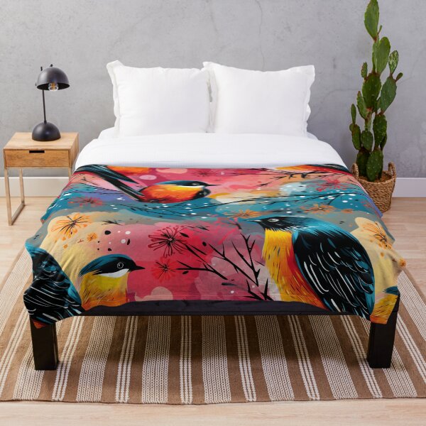Item preview,  "Pop Birds: Soaring Colors in a Vibrant Fusion of Graphic Art and Pop Art" designed and sold by SBD-Shop.