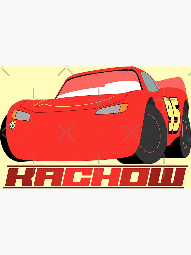 Postal for Sale con la obra «Rayo McQueen (Kawaii Kachow)» de