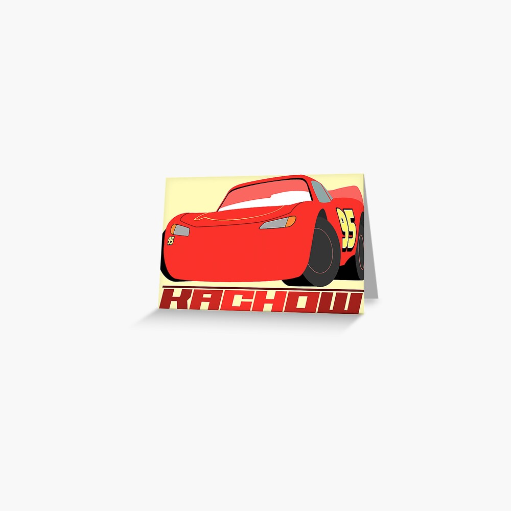 Postal for Sale con la obra «Rayo McQueen (Kawaii Kachow)» de