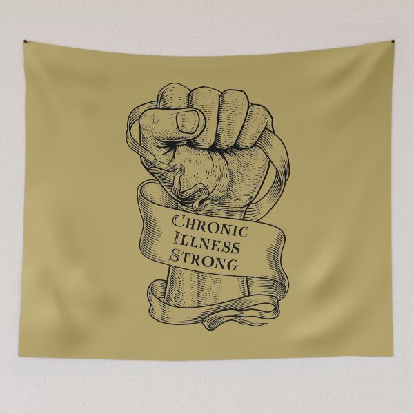 Item preview, Chronic Illness Strong Fist designed and sold by Madeleine39.