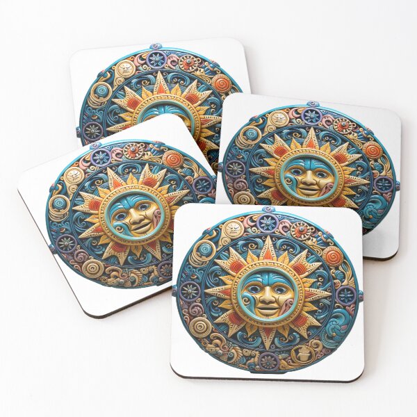Item preview, Aztec Sun Dial - Xiuhpilli designed and sold by stevepmp.