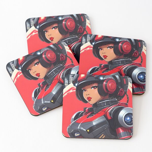 Item preview, Red Alert | Black Anime Girl designed and sold by blackanimemecca.