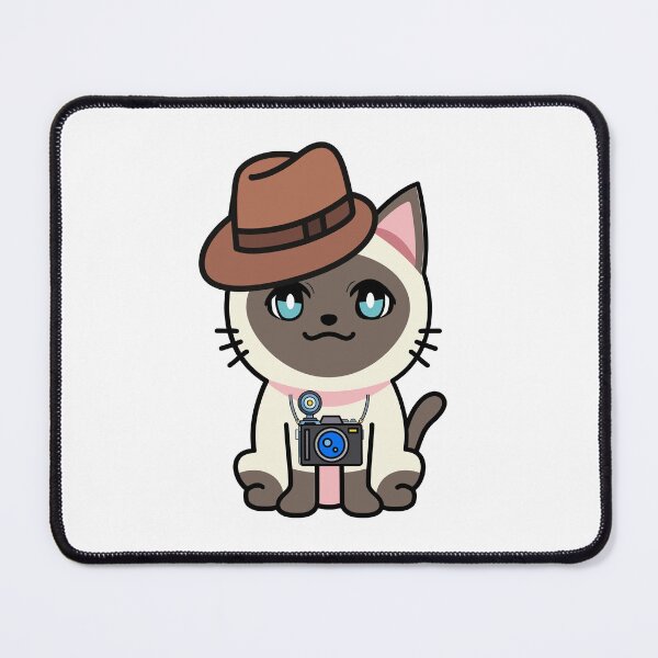 Item preview, Cute Siamese Cat is holding a camera designed and sold by Pet Station.