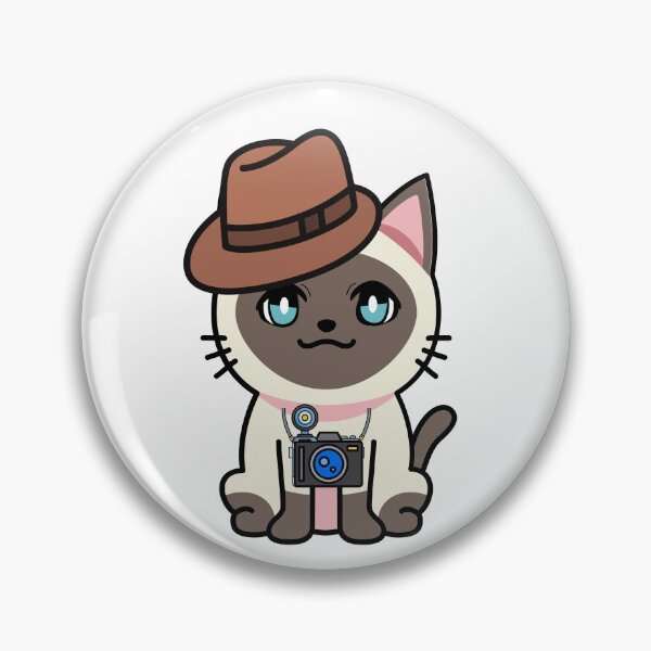Item preview, Cute Siamese Cat is holding a camera designed and sold by Pet Station.