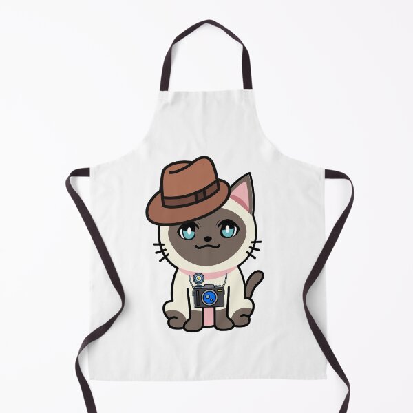 Item preview, Cute Siamese Cat is holding a camera designed and sold by Pet Station.
