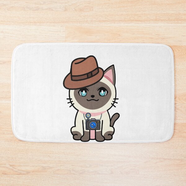 Item preview, Cute Siamese Cat is holding a camera designed and sold by Pet Station.