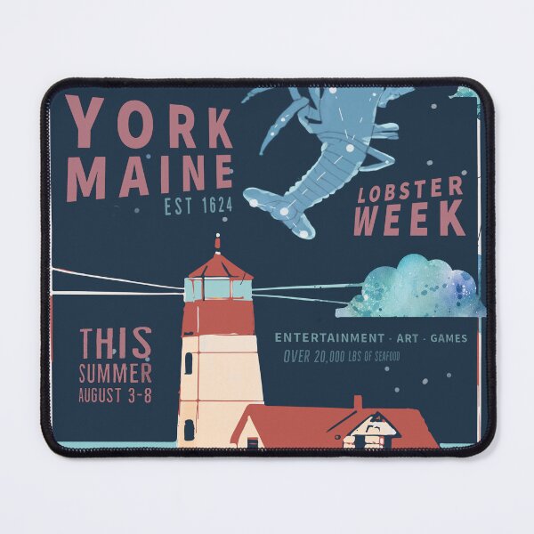 Item preview, York Maine Lobster Week Poster. designed and sold by America Roadside..