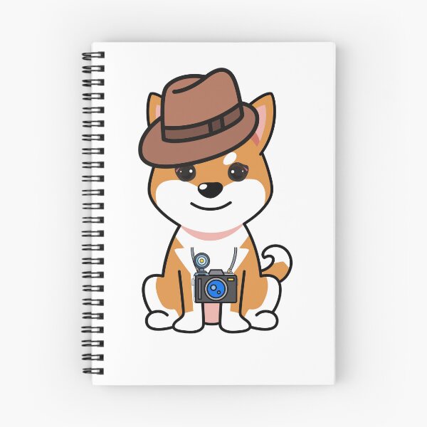 Item preview, Funny orange Dog is holding a camera designed and sold by Pet Station.