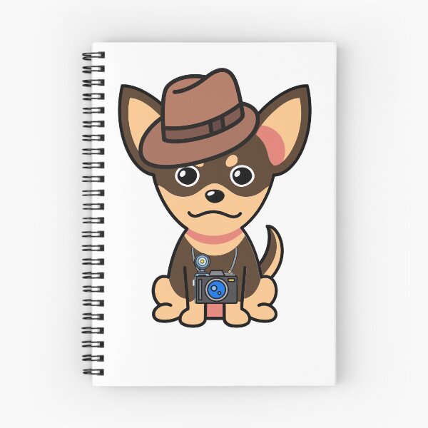 Item preview, Cute small Dog is holding a camera designed and sold by Pet Station.