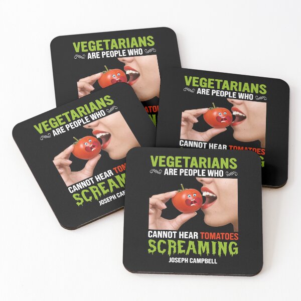 Item preview, Vegetarians Are People Who Can't Hear a Tomato Screaming designed and sold by Abanak.