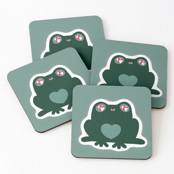 Item preview, heart eyed froggy art designed and sold by mehgg.