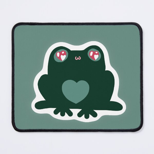 Item preview, heart eyed froggy art designed and sold by mehgg.