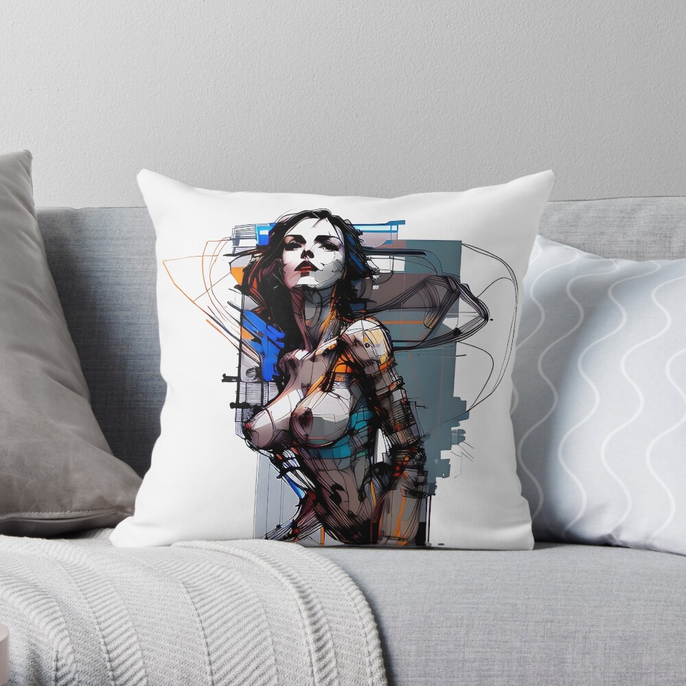 Item preview, Throw Pillow designed and sold by StudioDestruct.