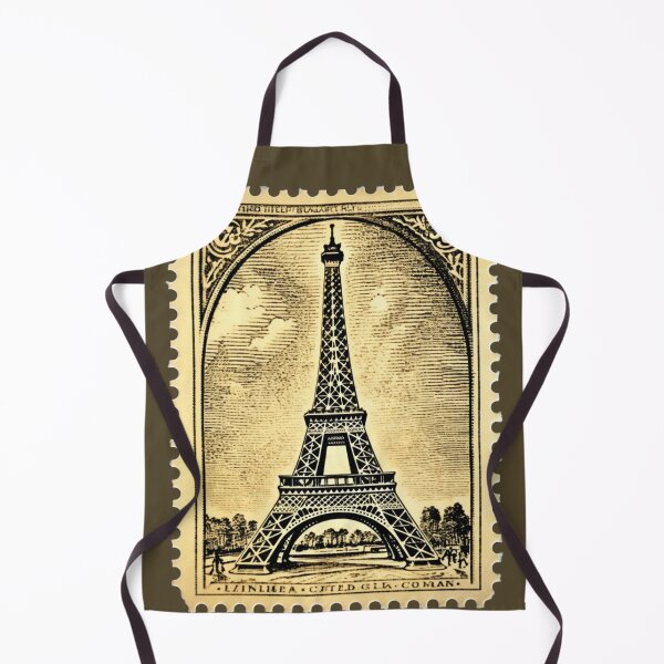 Item preview, A Vintage Eiffel Tower Stamp designed and sold by GoodOldVintage.