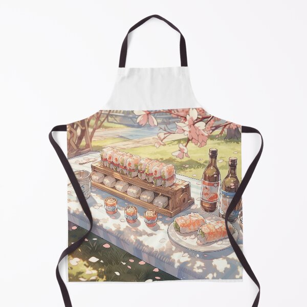 Item preview, Cherry Blossom Zen: Sushi Feast and Tea Set Harmony designed and sold by NekoAviatrix.
