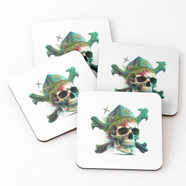 Item preview, SKULL DARK PIRATE HAT SHIP OCEAN SEA CARIBEAN SEA ATLANTIC DEEP OCEAN ABYSS designed and sold by ogirdorgraphics.