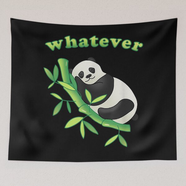 Item preview, Sleeping Panda Napping Whatever bamboo Funny Animal Lover  designed and sold by uendjigordanu.