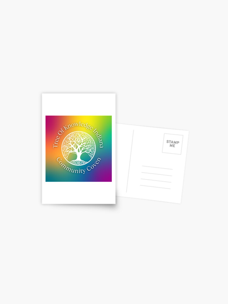 Thumbnail 1 of 2, Postcard, Pride Button designed and sold by treeofknowledge.