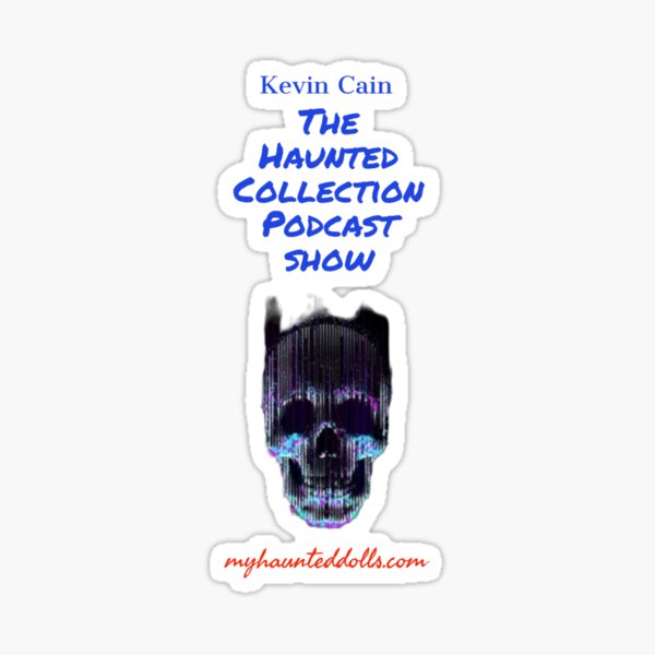 The Haunted Collection podcast skull image Sticker