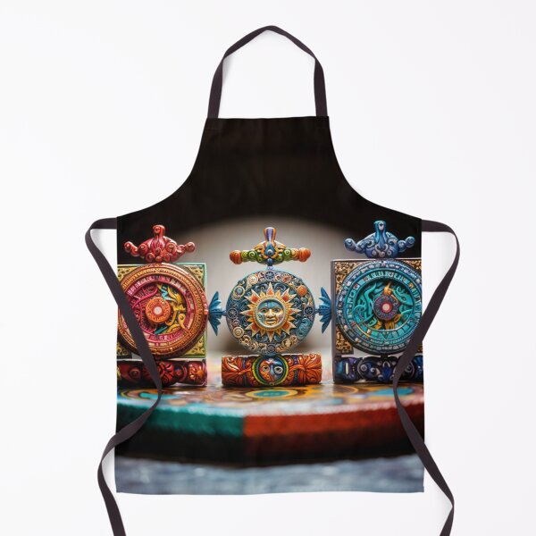 Item preview, "Sun Dial Trilogy: A Celebratory Homage to Aztec Artistry" designed and sold by stevepmp.